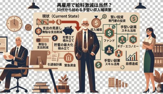 再雇用で給料激減は当然？50代から始める手堅い収入補填策